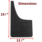 2004-2014 Ford F-150 Front & Rear Mud Flaps Rock Guard Set | Vicrez vz102158