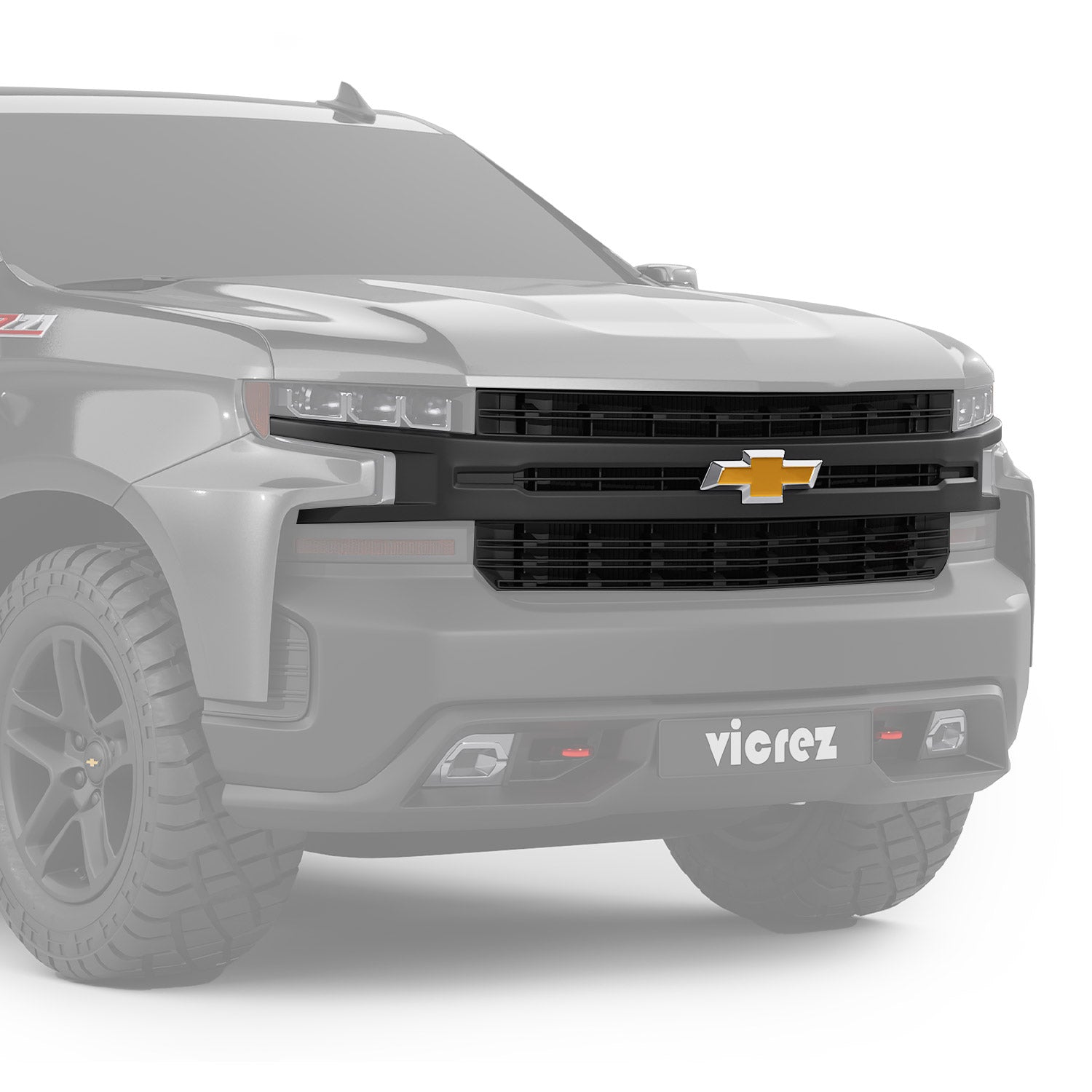 2019-2021 Chevrolet Silverado Replacement Front Grille | Vicrez vz104484