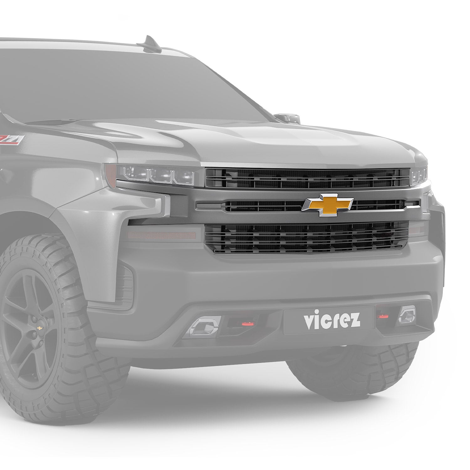 2019-2021 Chevrolet Silverado Replacement Front Grille | Vicrez vz104485